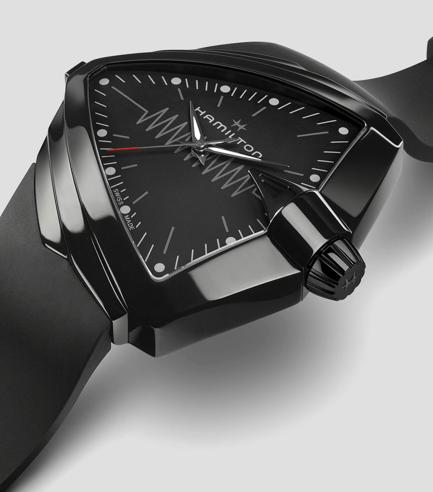HAMILTON
Reloj para hombre Ventura XXL Bright casual, Negra