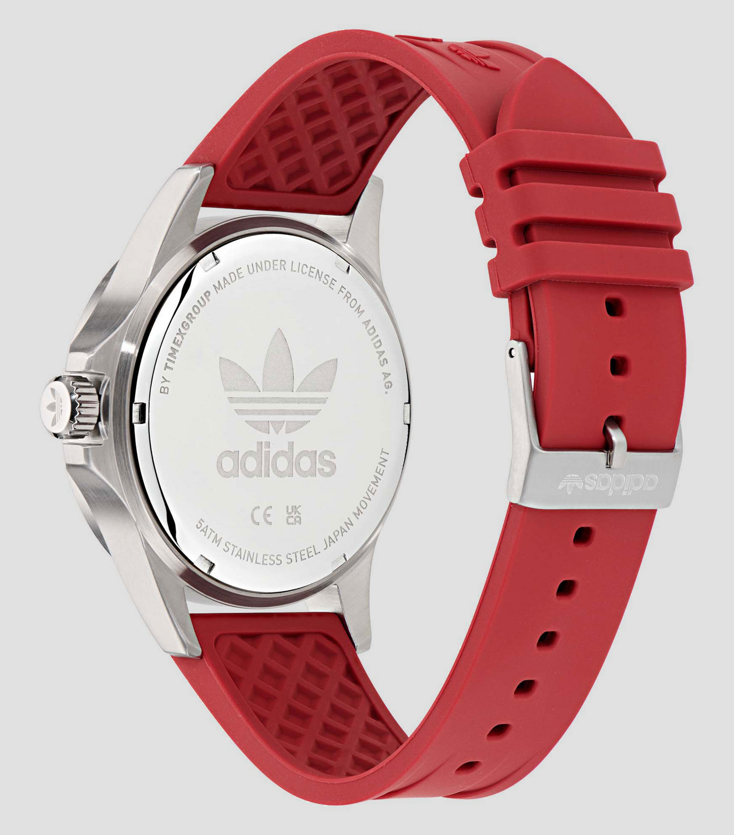 ADIDAS
Reloj Unisex Expression One Deportivo Rojo, Plateado
