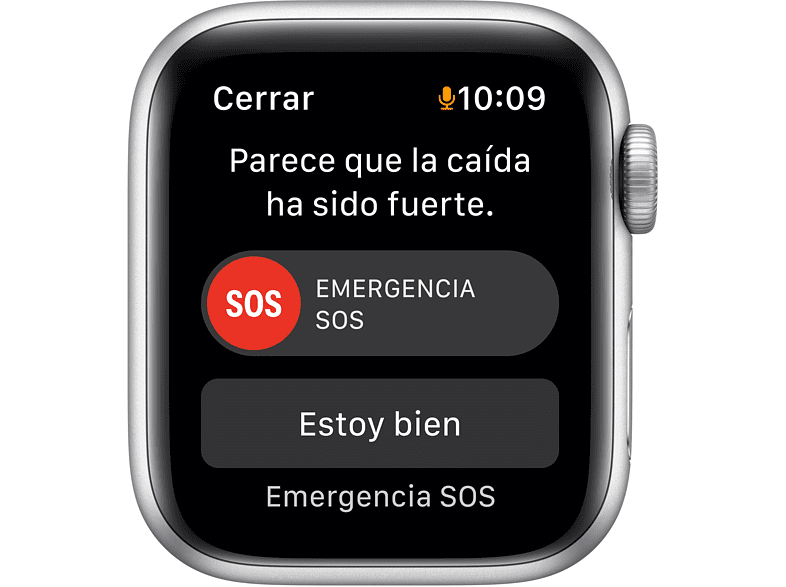 Apple Watch Nike SE (2021), GPS, 40 mm, Caja de aluminio en plata, Correa Nike Sport platino puro/negro