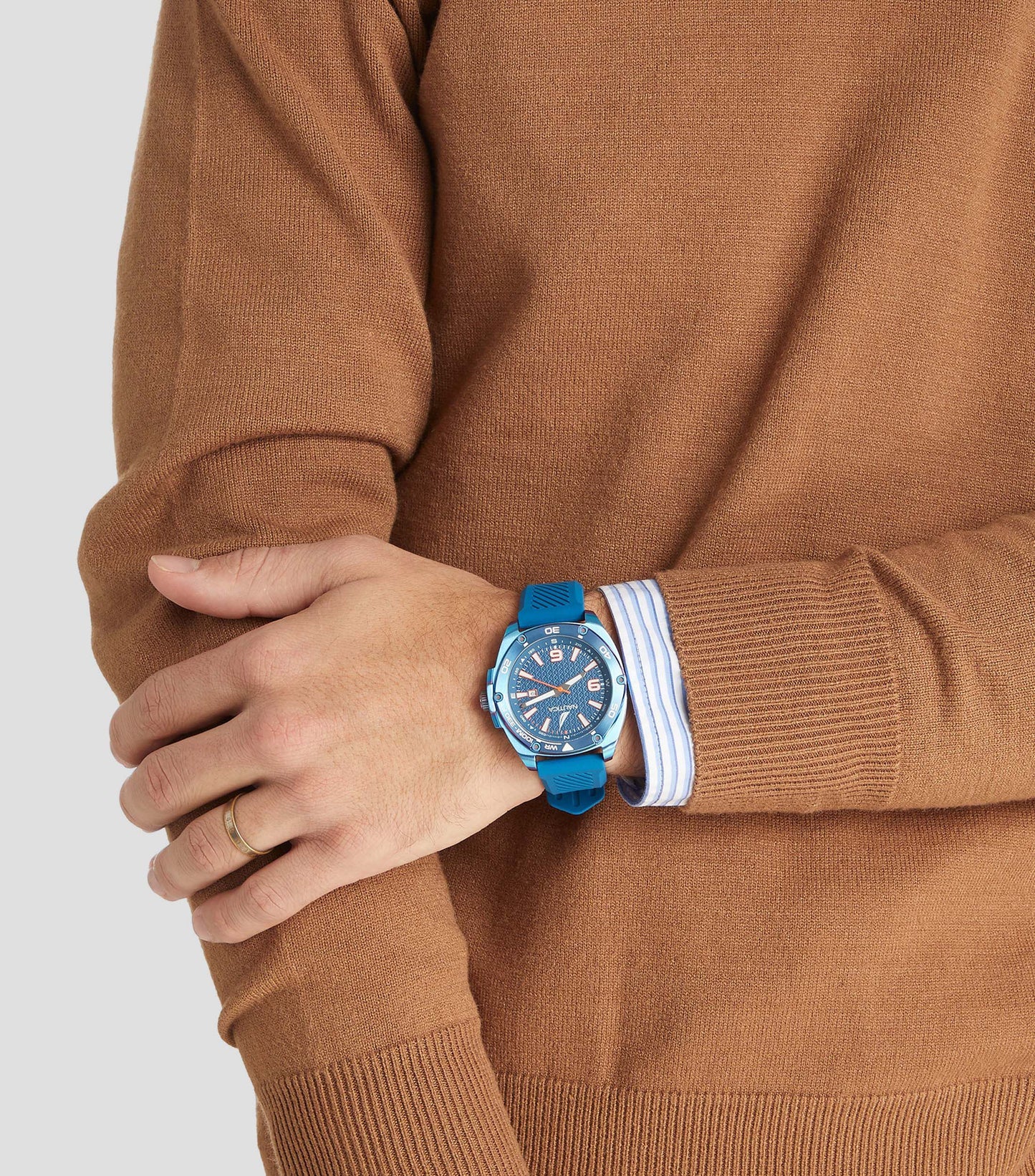 NAUTICA
Reloj para hombre Tin Can Bay deportivo, Azul, Iridiscente