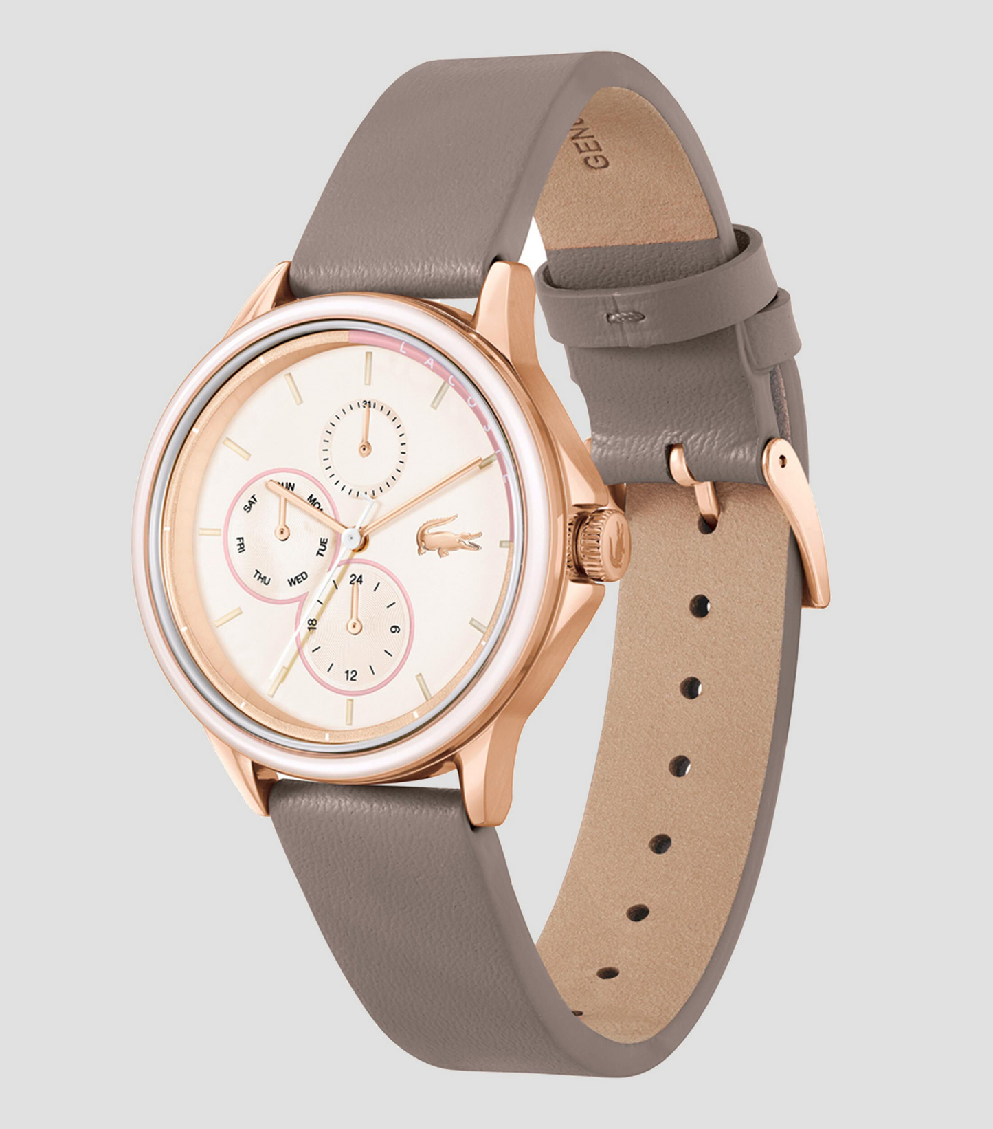 LACOSTE
Reloj para mujer Skyhook deportivo Dorado