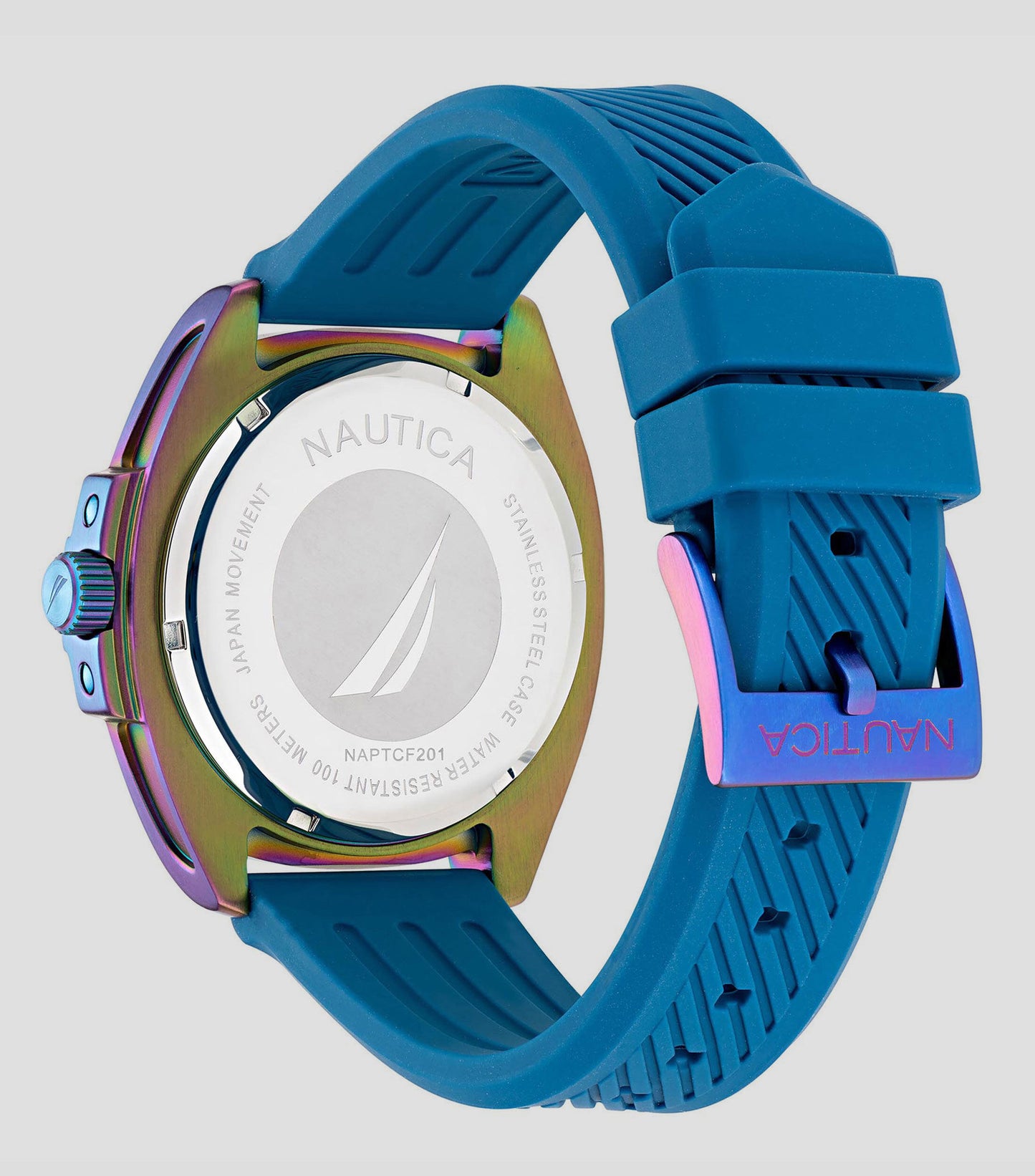 NAUTICA
Reloj para hombre Tin Can Bay deportivo, Azul, Iridiscente