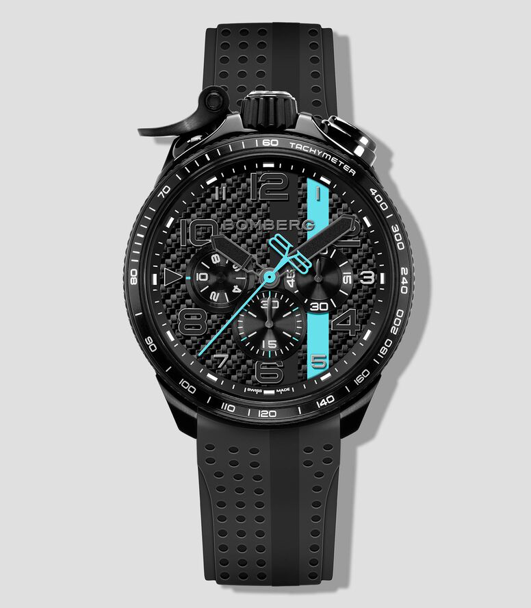 BOMBERG
Reloj Unisex Racing Carbon Deportivo, Negro