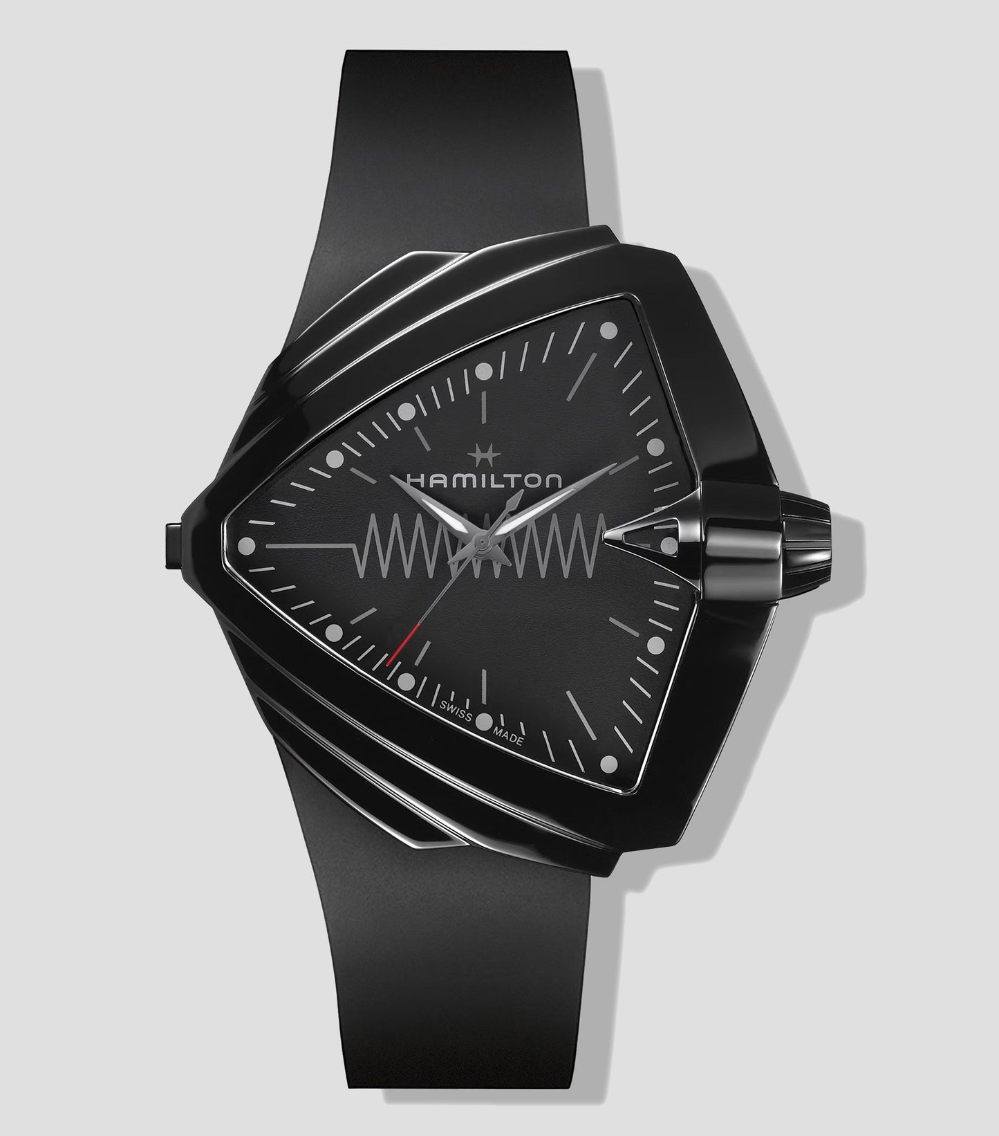 HAMILTON
Reloj para hombre Ventura XXL Bright casual, Negra