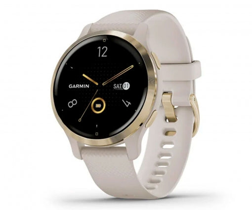 Reloj Garmin Venu 2s Tundra/champagne Smartwatch Multideporte Wifi Gps Integrado Frecuencia Actividad Sueño 40mm