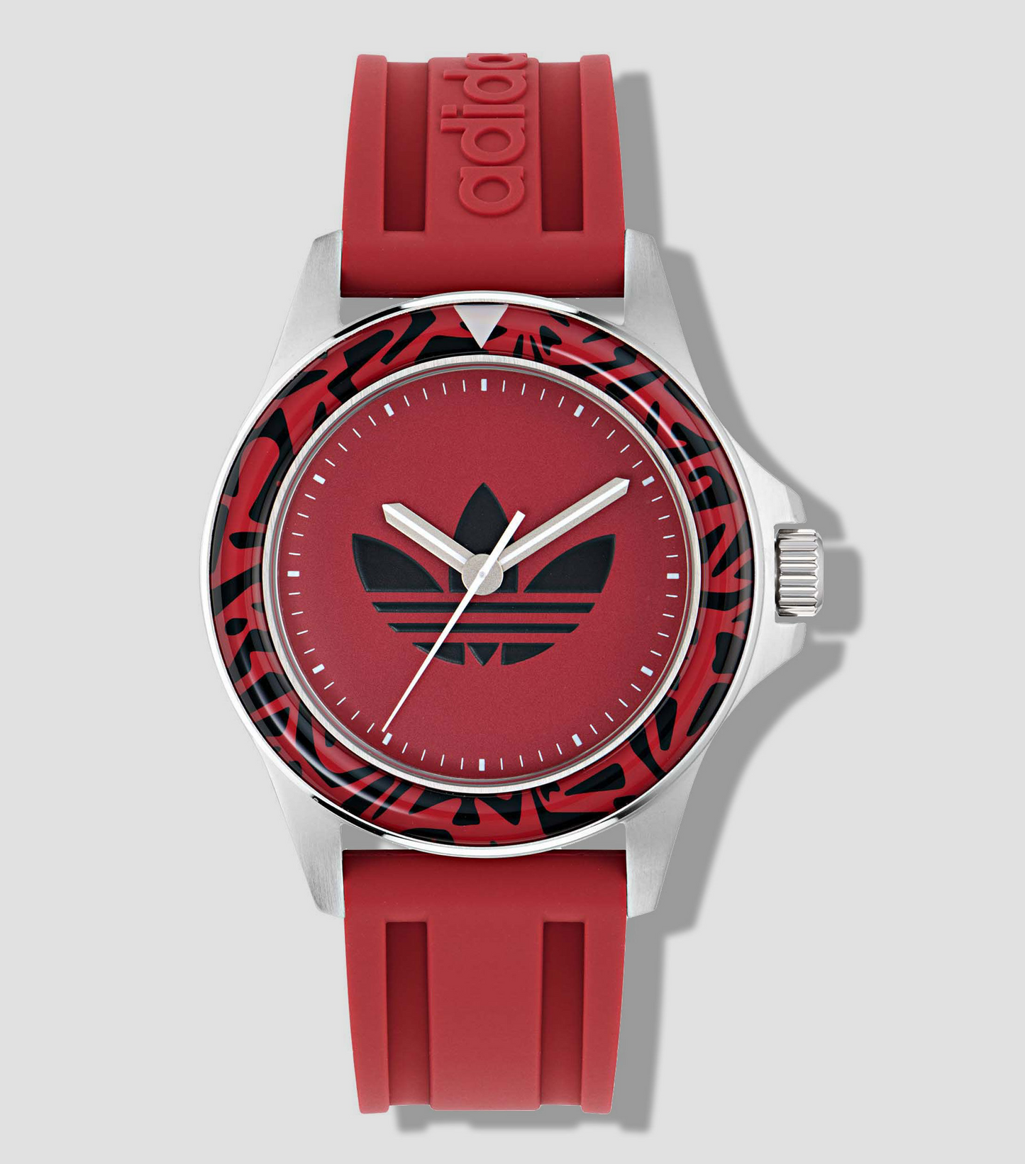 ADIDAS
Reloj Unisex Expression One Deportivo Rojo, Plateado