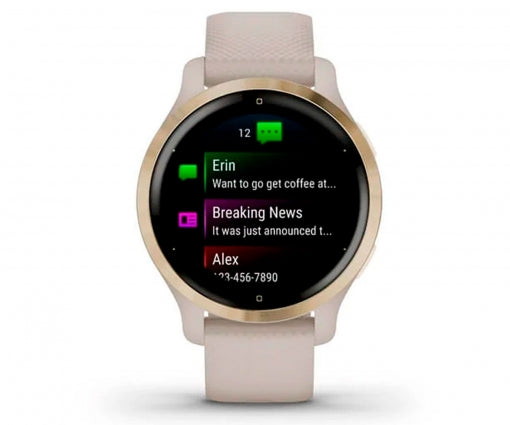 Reloj Garmin Venu 2s Tundra/champagne Smartwatch Multideporte Wifi Gps Integrado Frecuencia Actividad Sueño 40mm