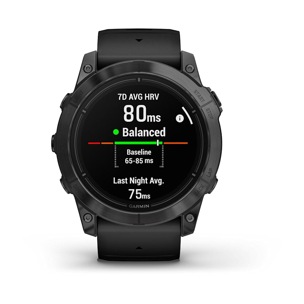 epix™ Pro (Gen 2) Edición estándar | 51 milímetros
Gris con correa negra