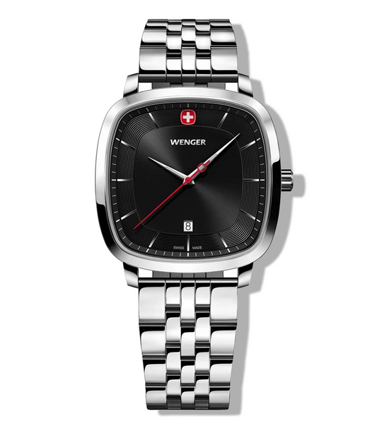 WENGER
Reloj para hombre Vintage Classic De vestir Negro