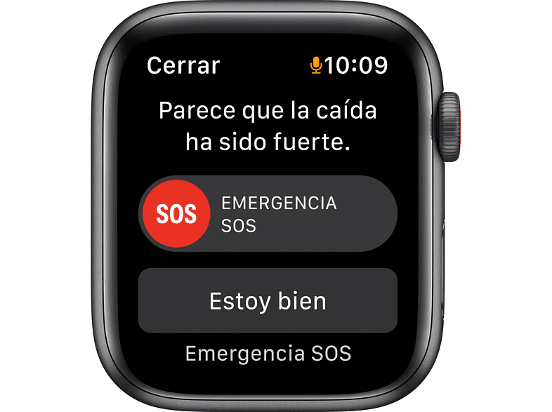 Apple Watch Nike SE (2021), GPS+CELL, 44 mm, Caja aluminio en gris espacial, Correa Nike Sport antracita/negro